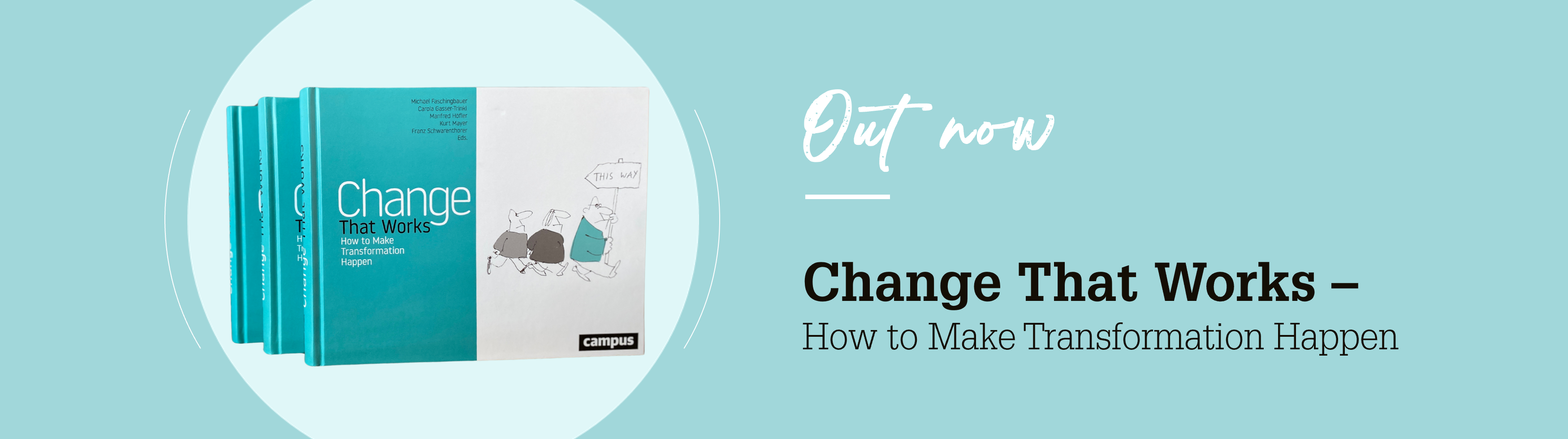 Banner für das Buch Change That Works: Out now