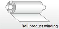 Roll product winding